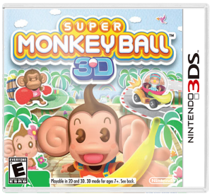 Super Monkey Ball 3D Free eShop Download Code box art