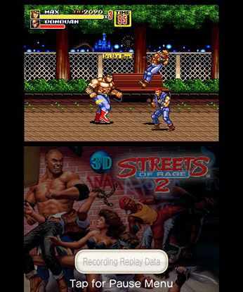 3D Streets of Rage 2 Free eShop Download Code 3